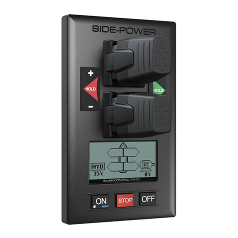 Side-Power S-linkControl Panel PJC222 Installation and user manual