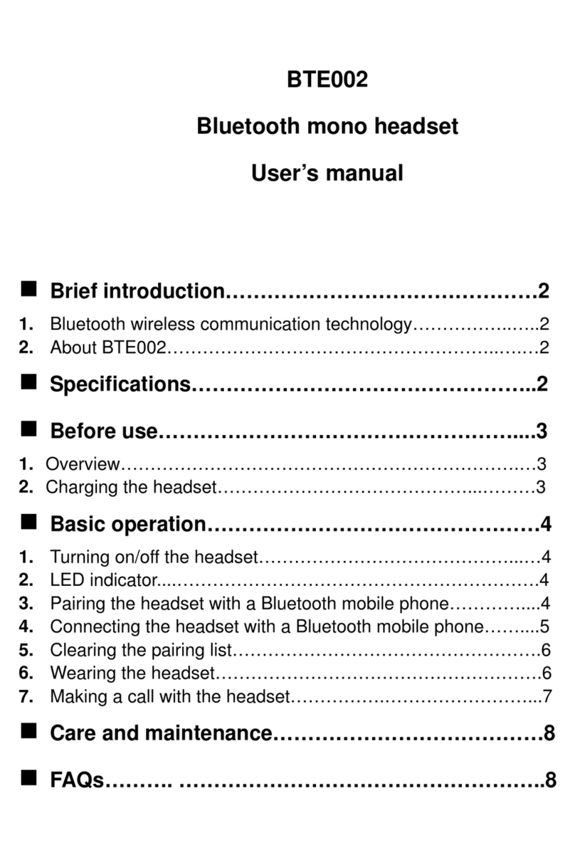 K-Mate BTE002 User manual K-Mate BTE002 User manual