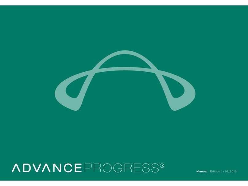 Advance acoustic Progress 3 manual