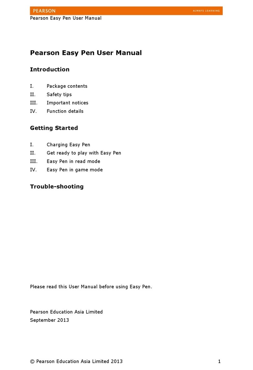Pearson Easy Pen EP1 user manual