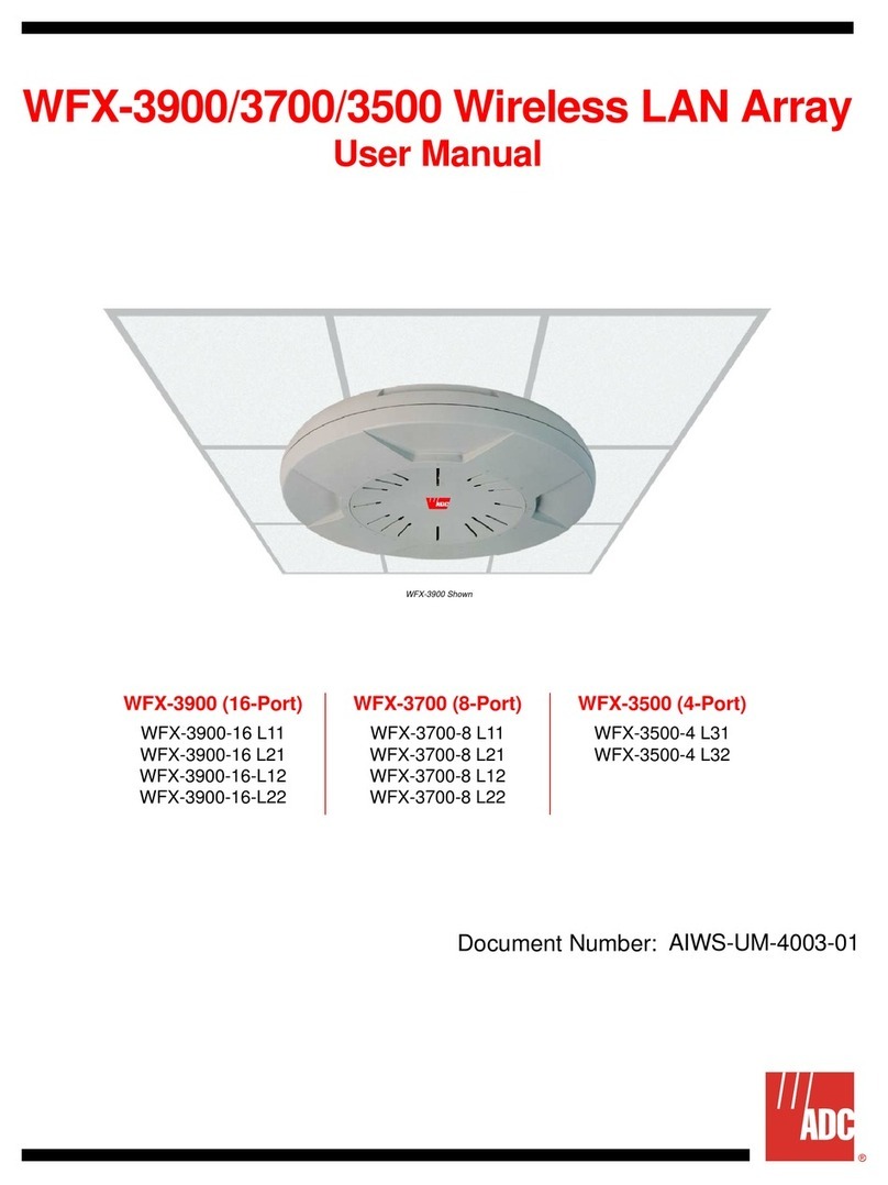 ADC WFX-3900-16 L11 user manual