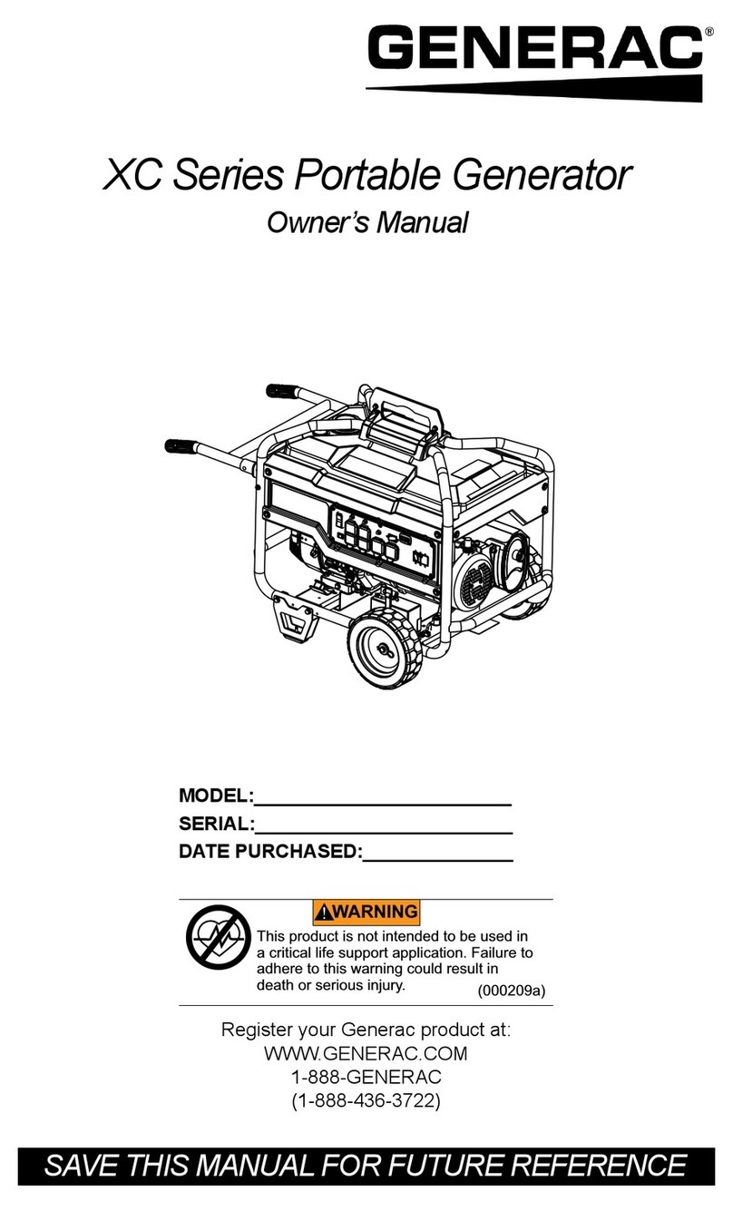 Generac Power Systems XC series User manual