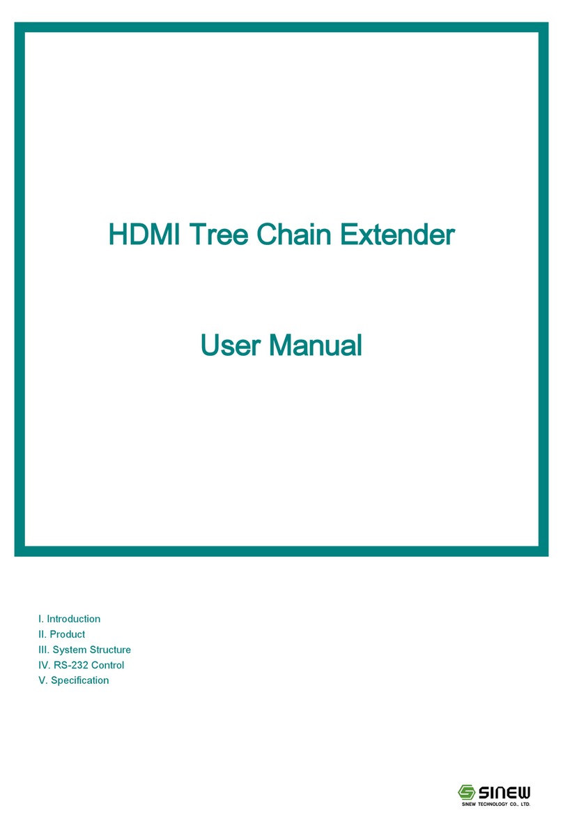 Sinew HD-308T-Tree user manual