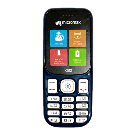 Micromax X512 User manual Micromax X512 User manual