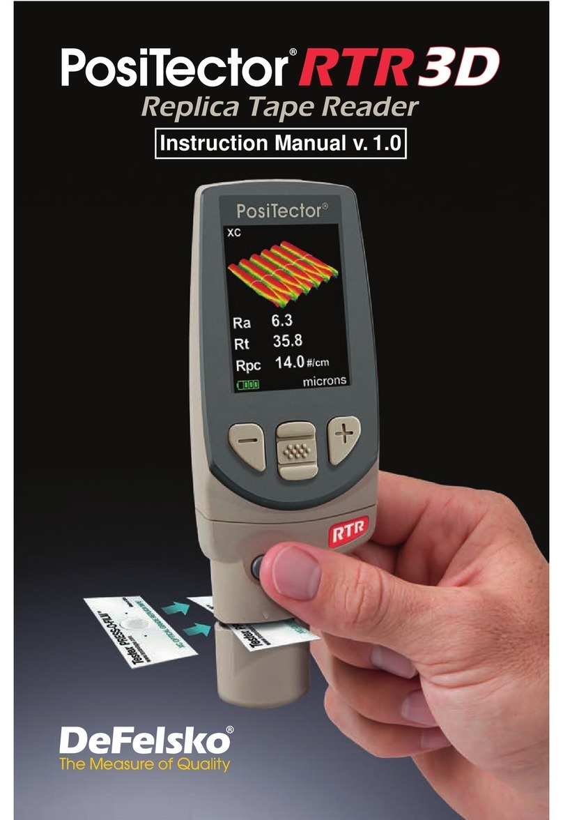 DeFelsko PosiTector RTR 3D instruction manual