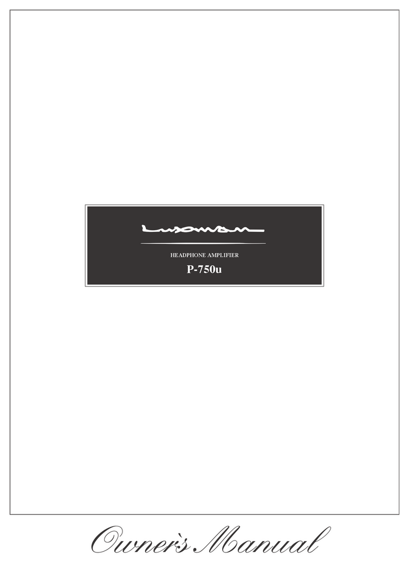 Luxman P-750u User manual