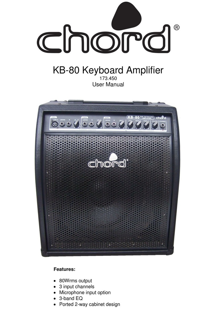 Chord KB-80 user manual