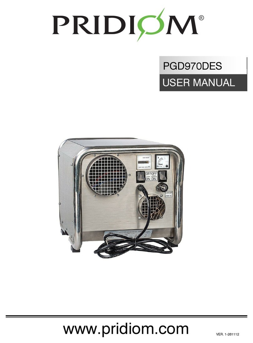 Pridiom PGD970DES user manual