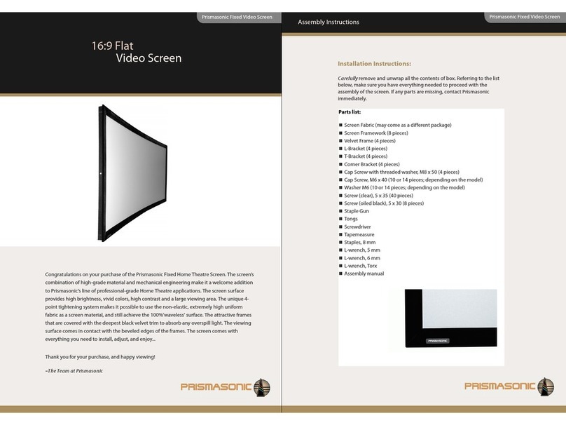 Prismasonic Fixed User manual
