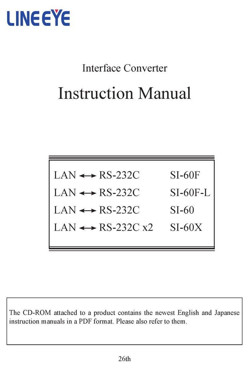 LineEye SI-60F instruction manual