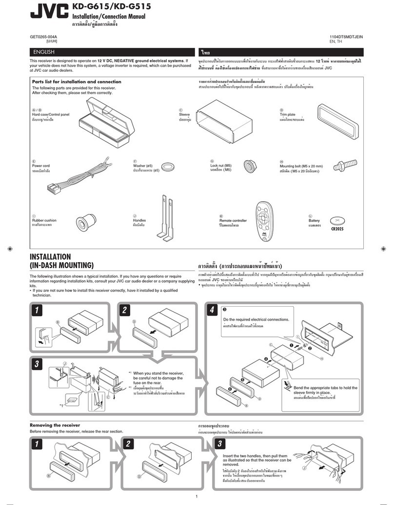 JVC KD-G615 Guide