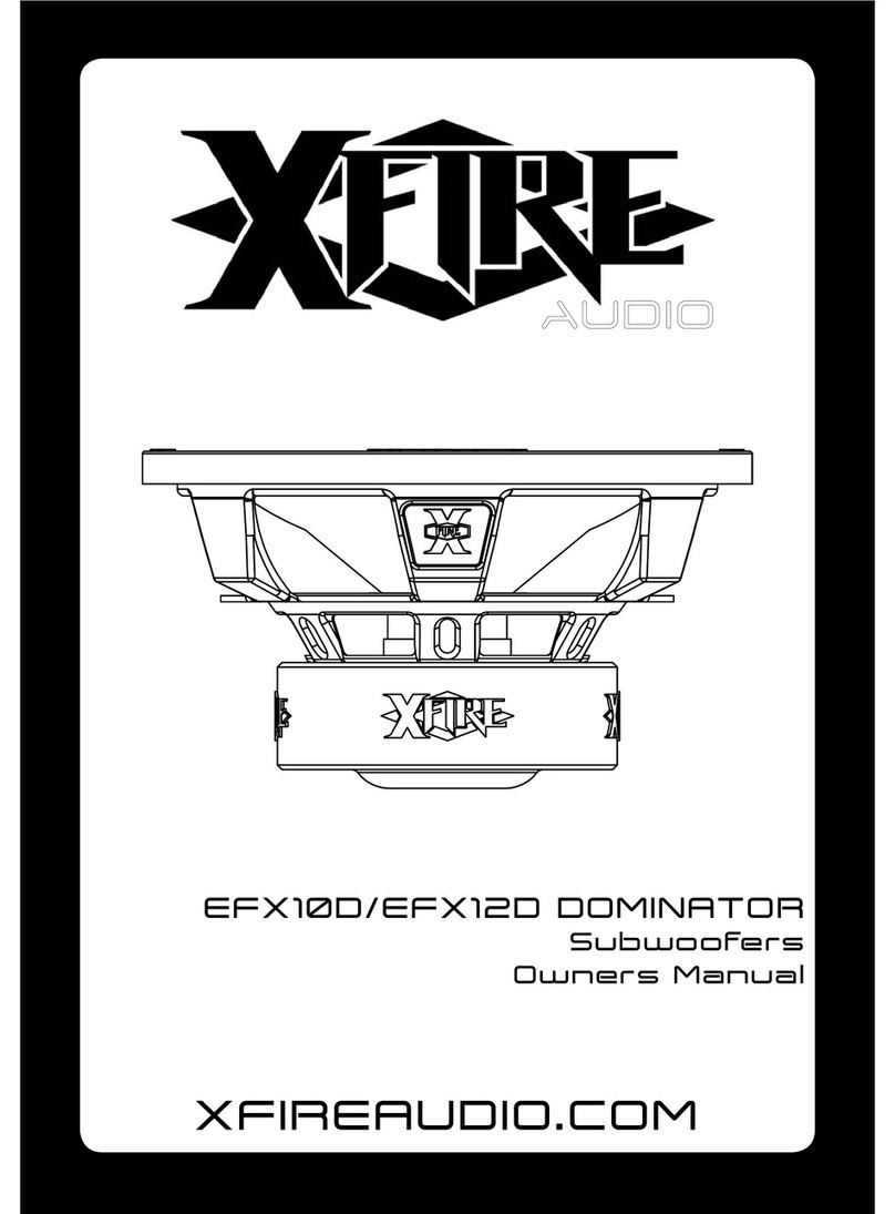 XFIRE AUDIO EFX10D User manual
