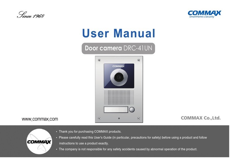 Commax DRC-41UN user manual
