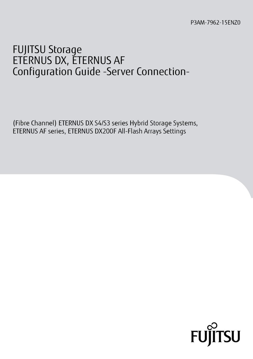 Fujitsu ETERNUS DX S4 Series User manual