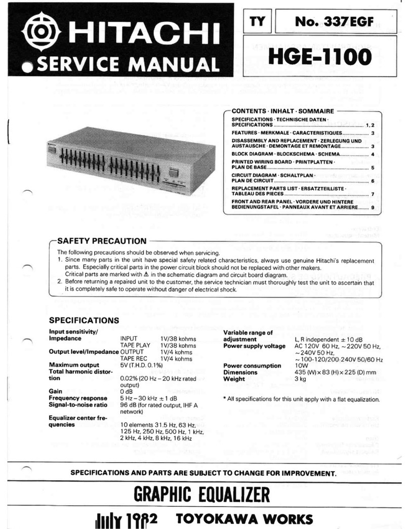 Hitachi HGE-IlOO Service manual