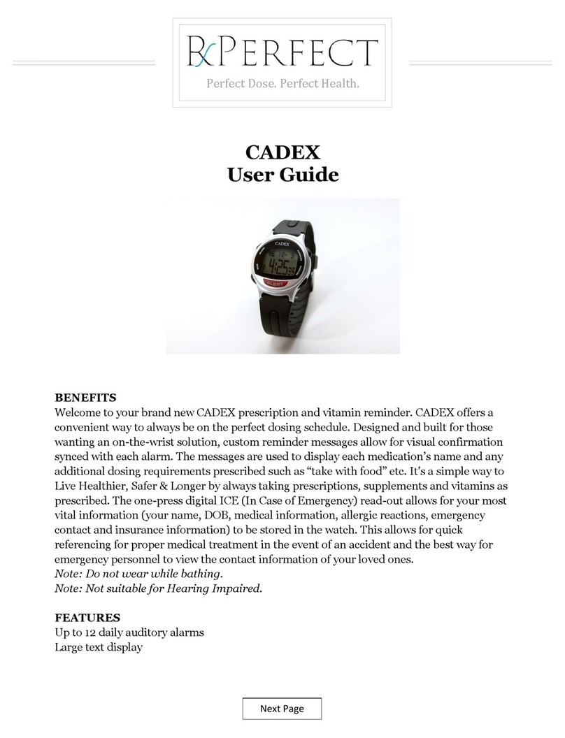 RxPerfect Cadex user guide
