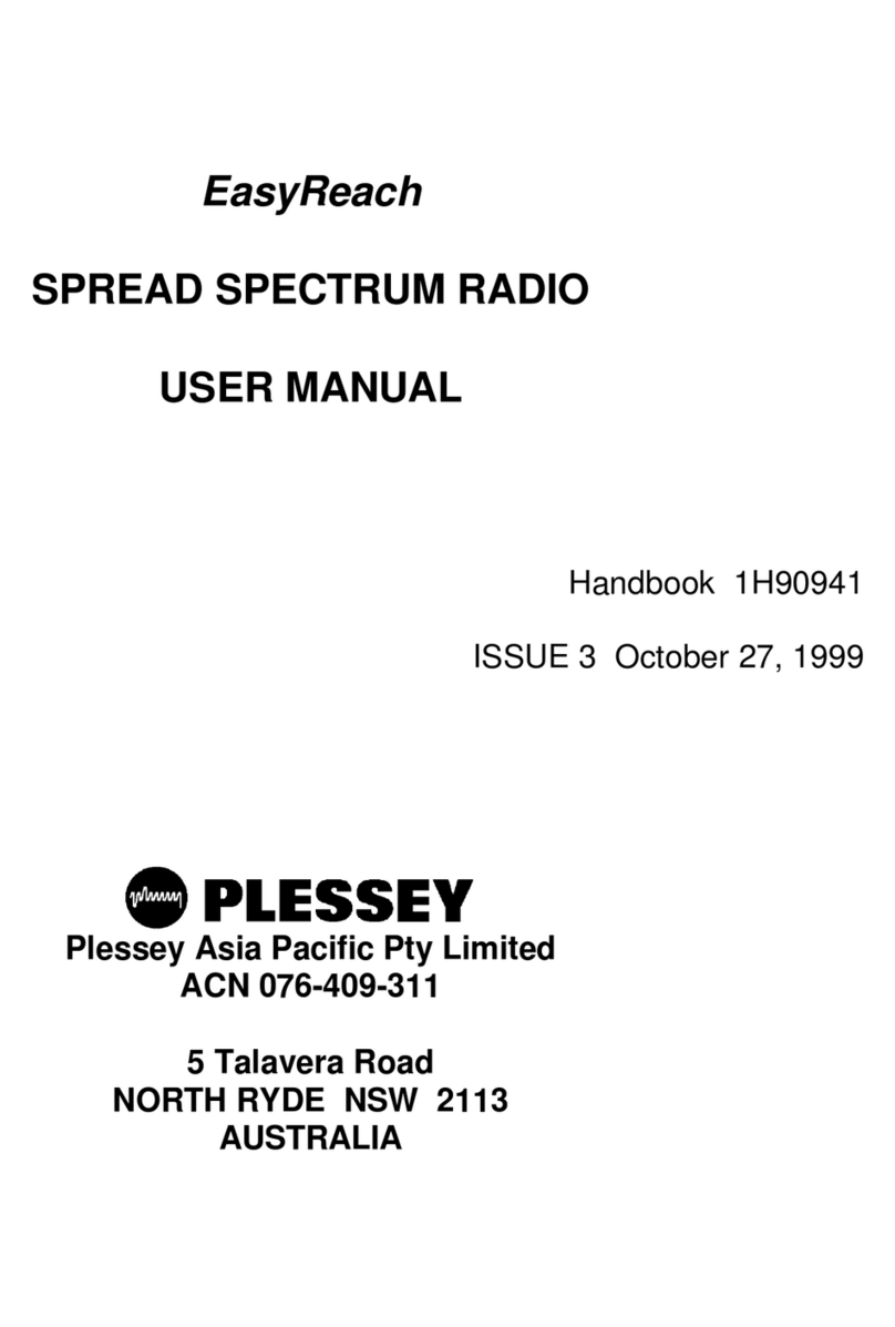 Plessey EasyReach user manual