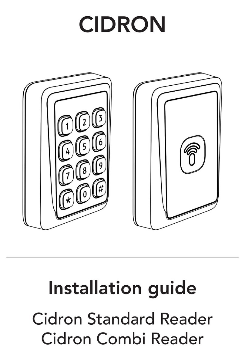 Nexus Cidron Standard Reader installation guide Nexus Cidron Standard Reader installation guide