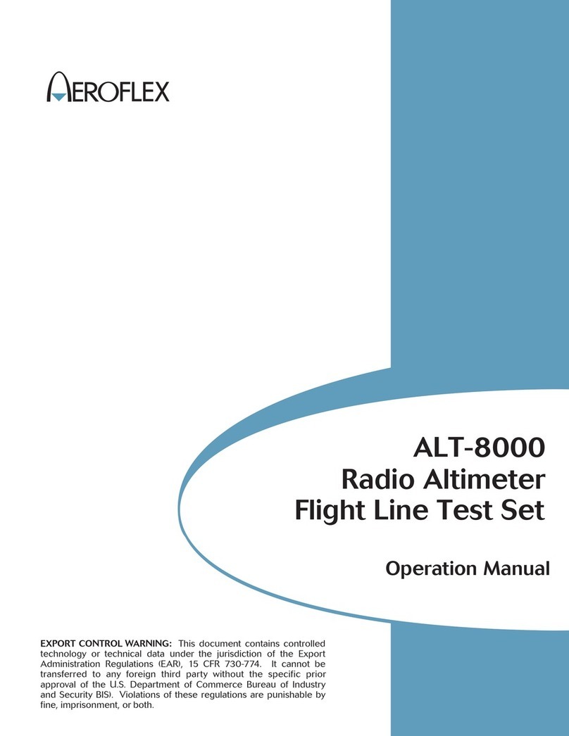 Aeroflex ALT-8000 Operation manual