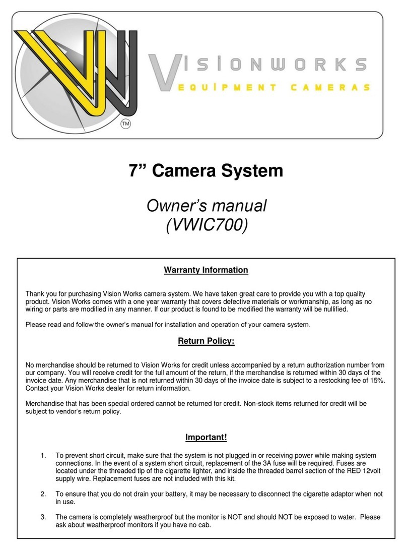 Vision Works VWIC700 User manual