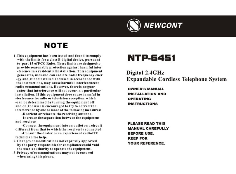 Newcont NTP-6451 owner's manual
