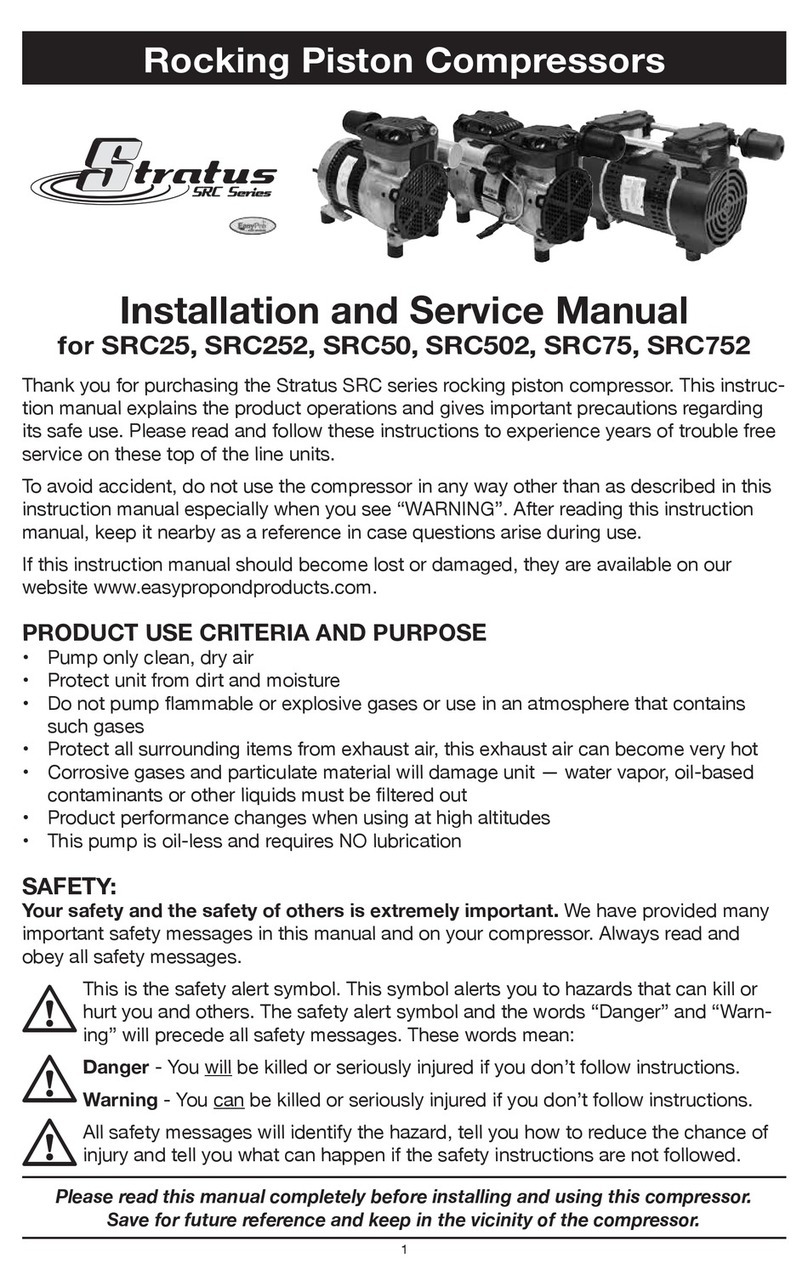 Stratus SRC25 Installation and service manual