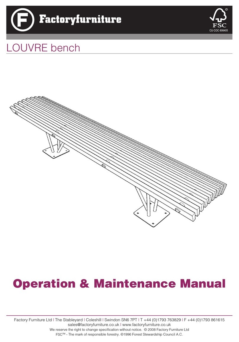 Factoryfurniture LOUVRE Manual