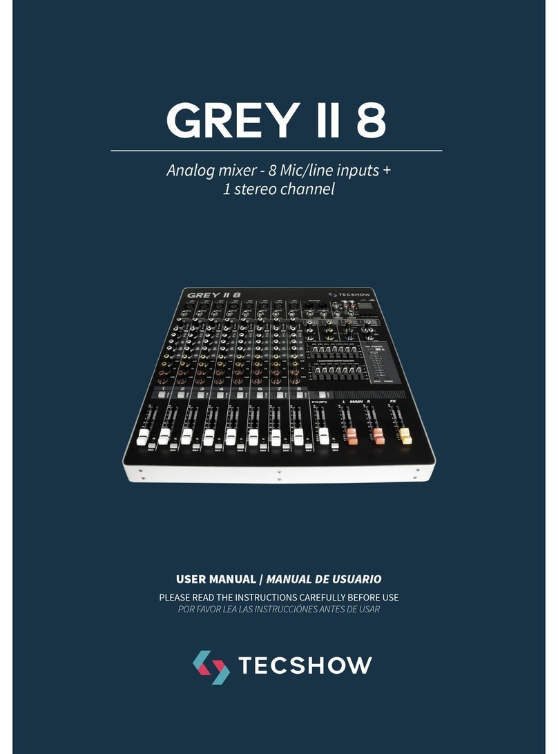 TECshow GREY II 8 user manual
