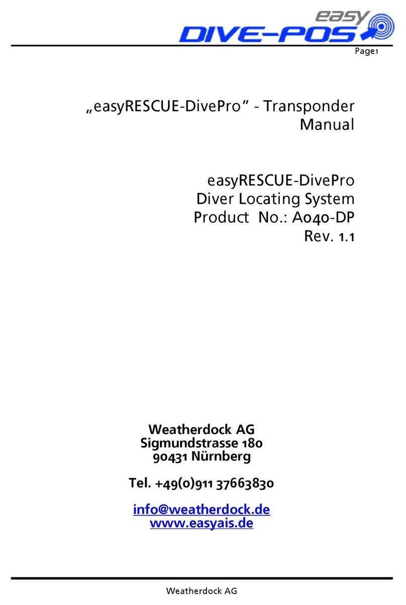 Weatherdock easyRESCUE-DivePro User manual