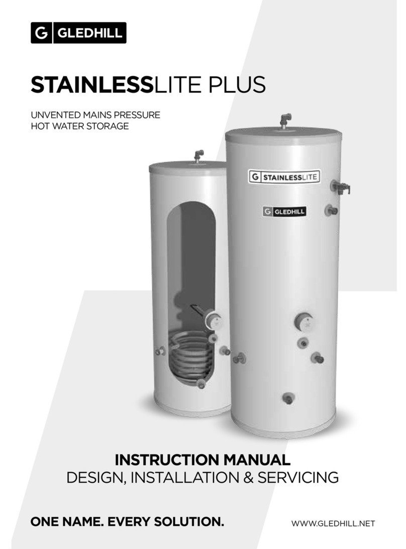 gledhill StainlessLite Plus Direct D90 User manual