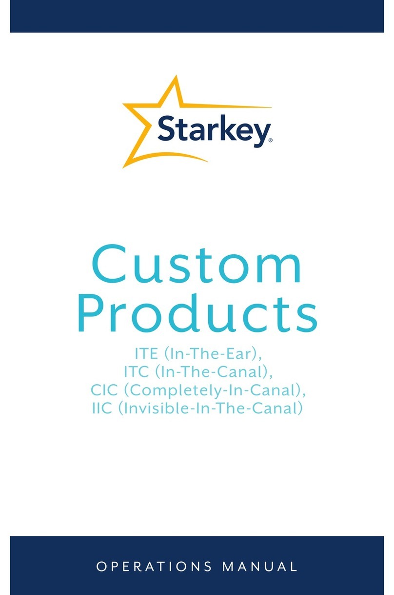 Starkey ITE Operation manual