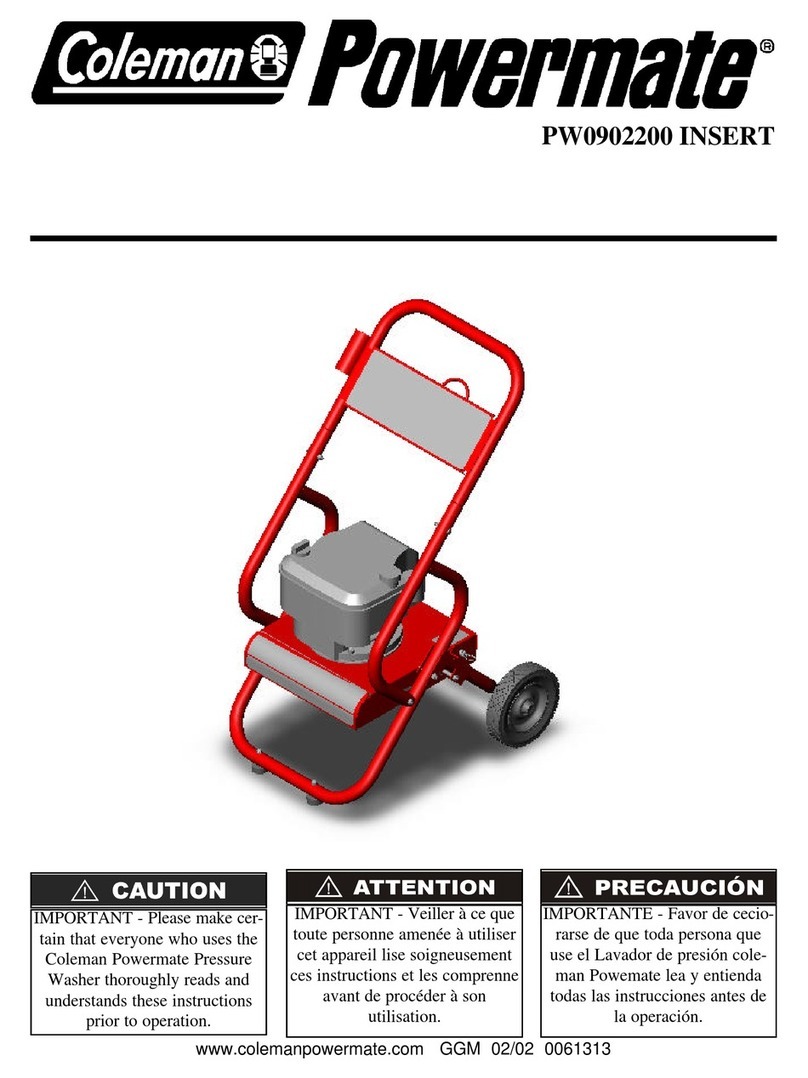 Coleman Powermate PW0902200 User manual