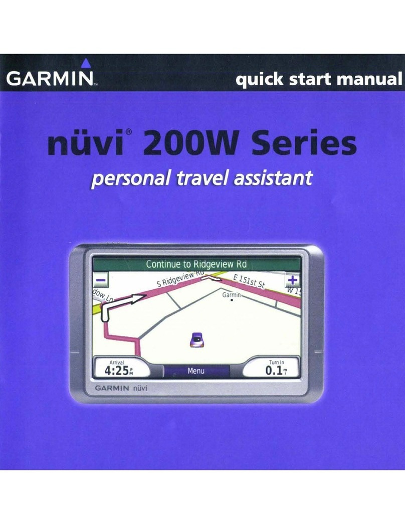 Garmin Nuvi 200W Series Instruction manual