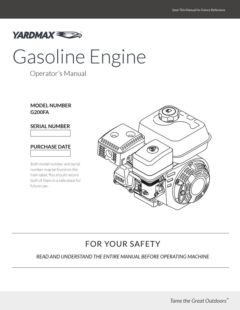 YARDMAX G200FA User manual