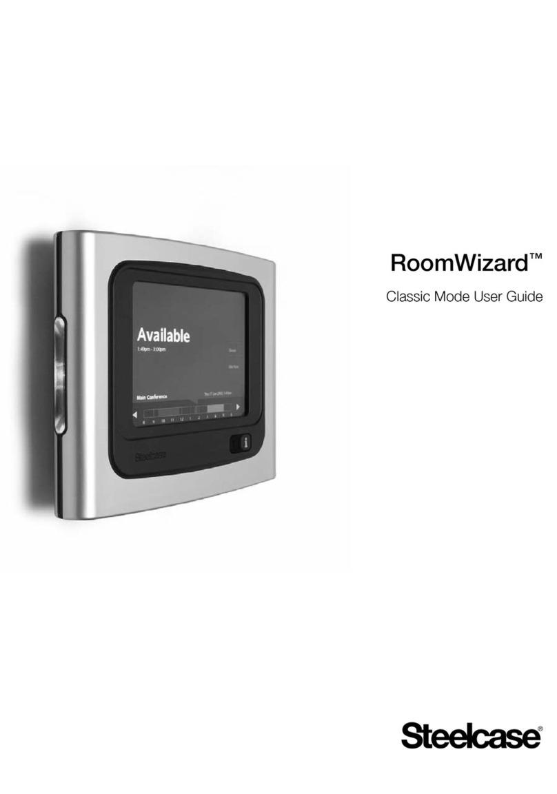 Steelcase RoomWizard User manual