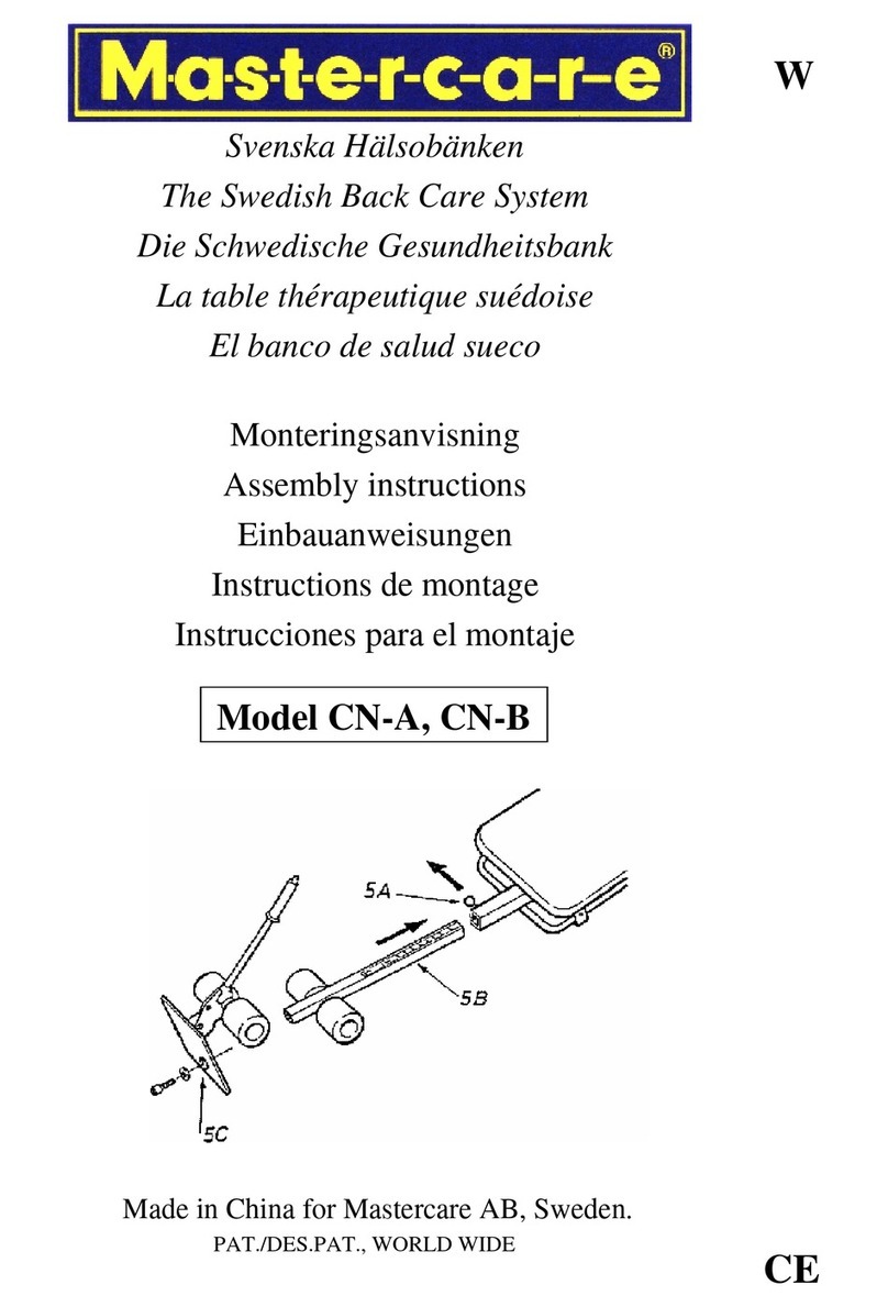 Mastercare CN-B Assembly instructions