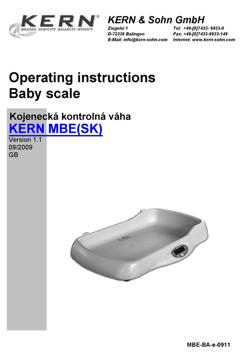 KERN MBE 20K10 User manual