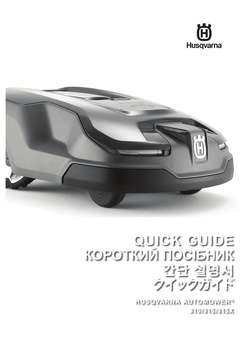 Husqvarna AUTOMOWER 310 quick guide