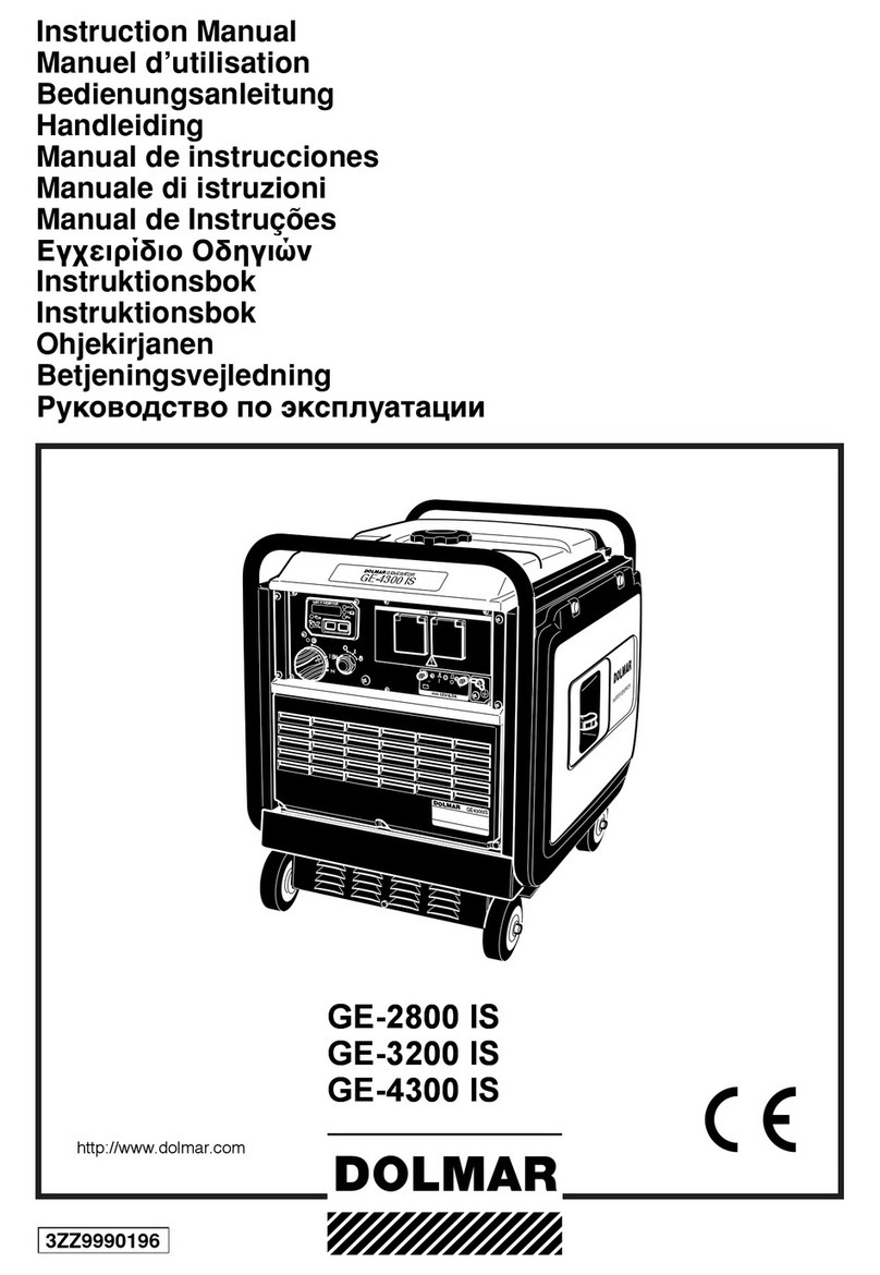 Dolmar GE-2800 IS instruction manual