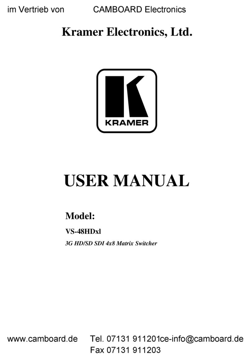 Kramer VS-48HDxl User manual