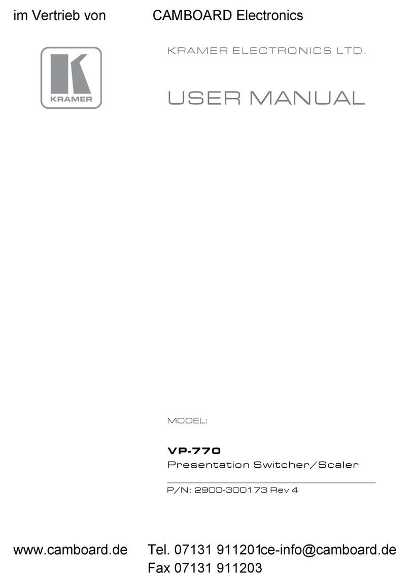 Kramer VP-770 user manual