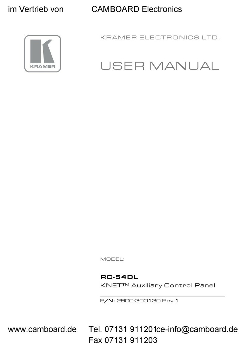 Kramer RC-54DL user manual
