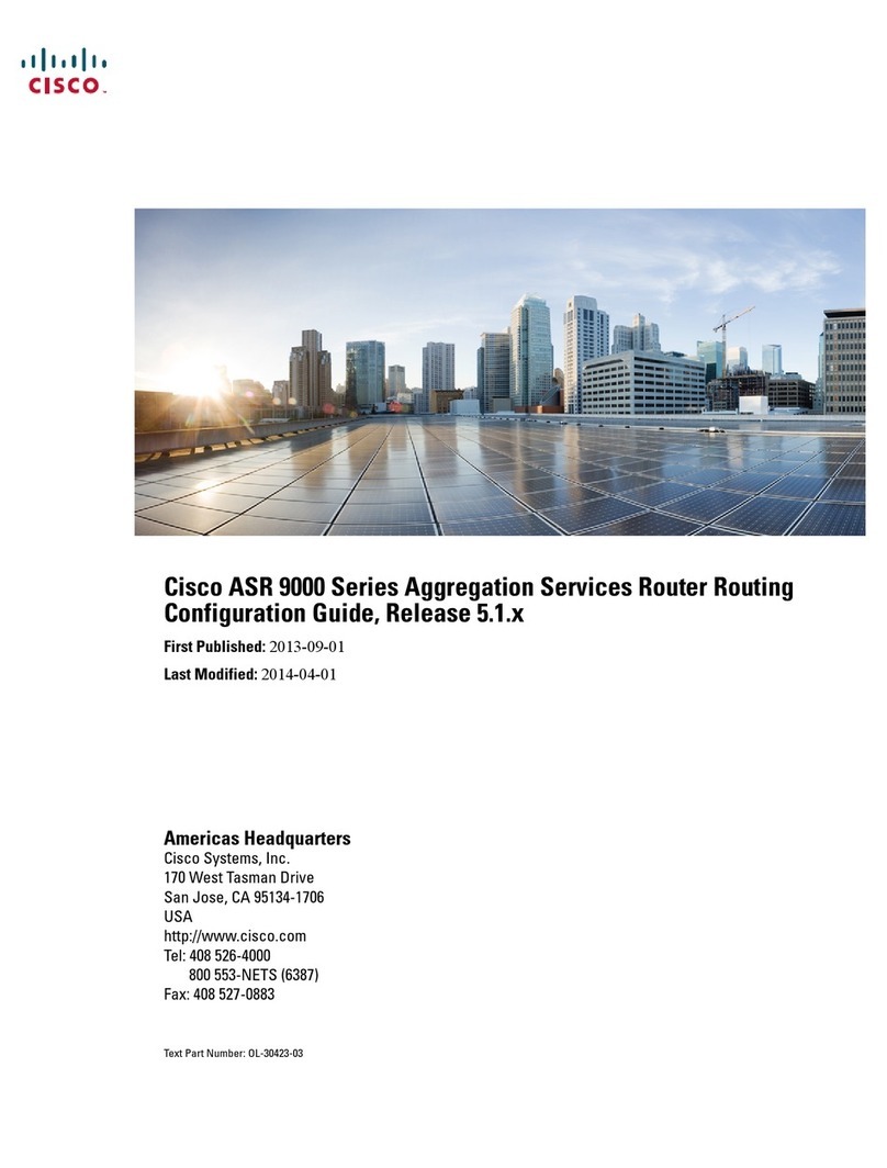Cisco ASR 9000 Series User manual Cisco ASR 9000 Series User manual