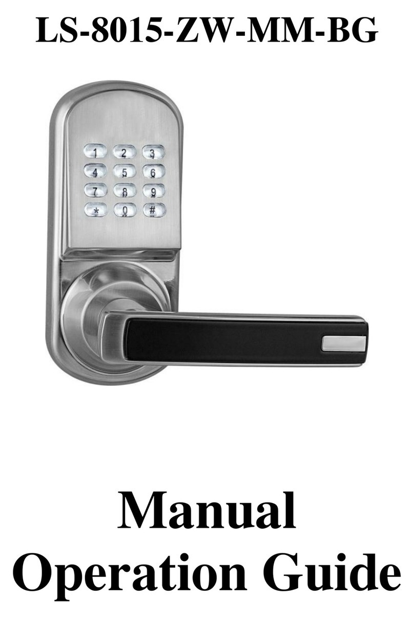 KAS Z-WAVE DIGITAL LOCK Manual operation guide