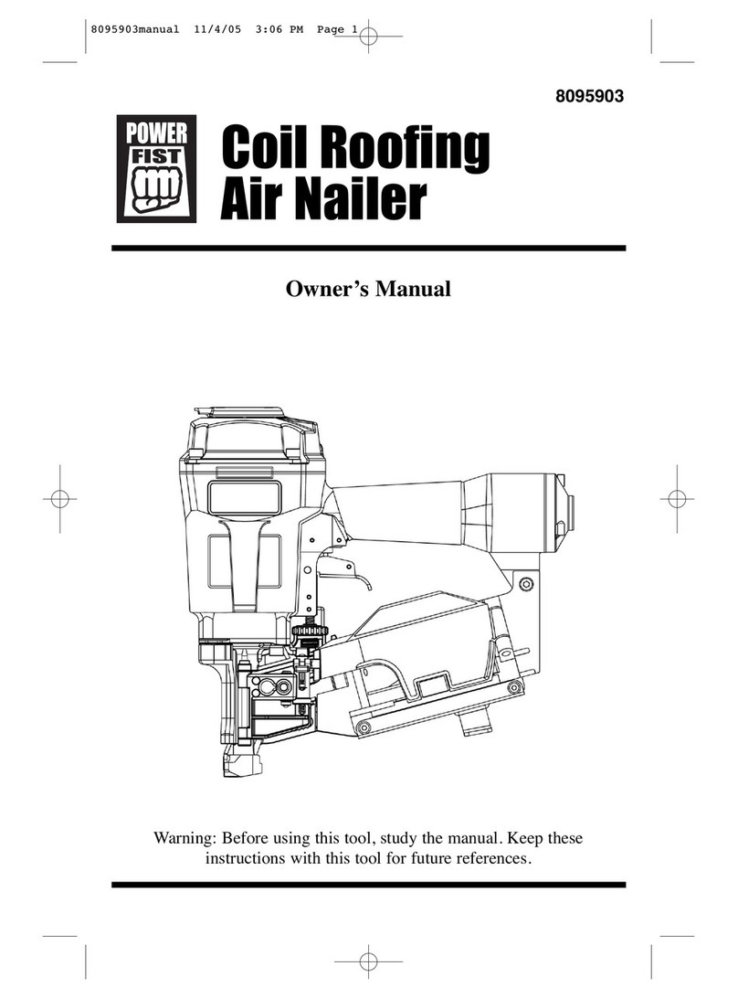 Power Fist 8095903 owner's manual