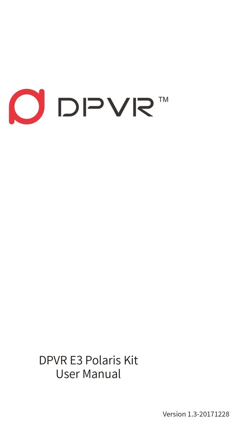 DPVR E3 Polaris Kit User manual