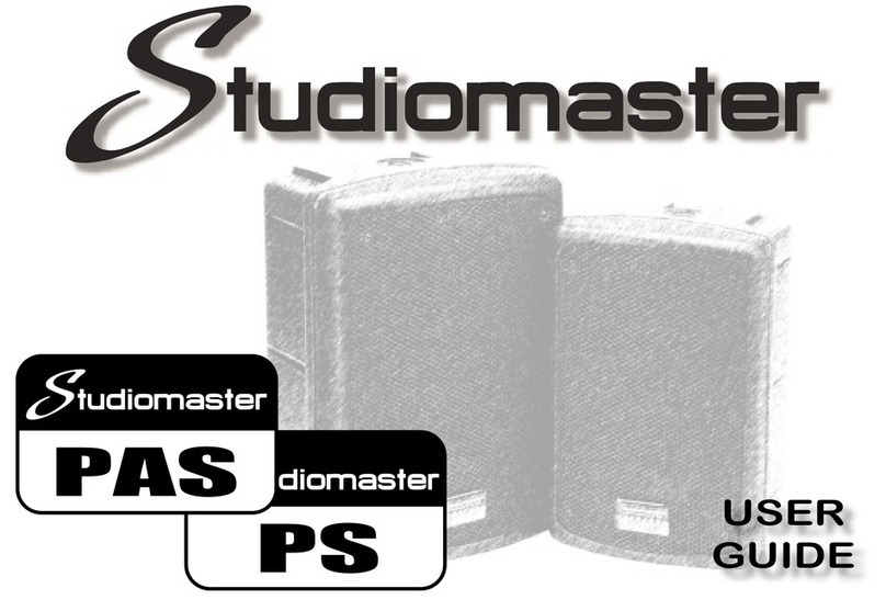 Studiomaster PAS6 user guide