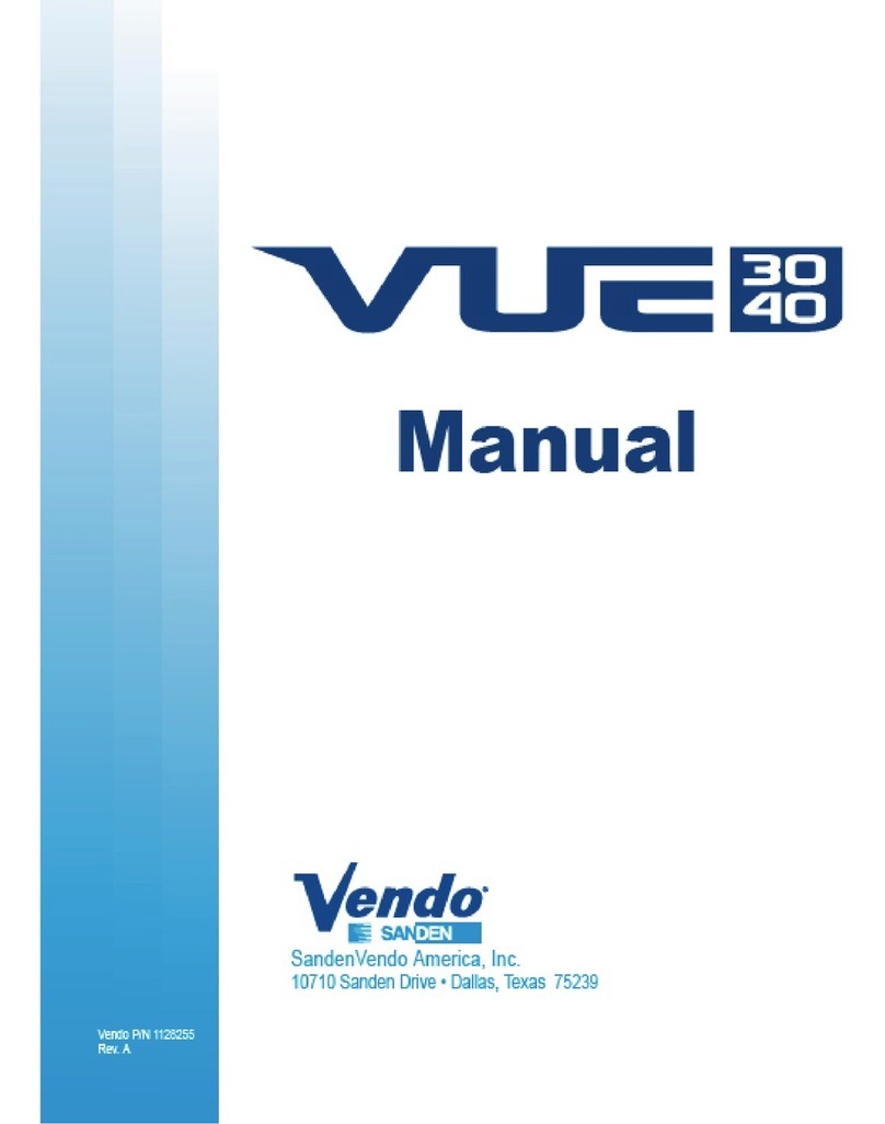 Vendo VUE 30 User manual Vendo VUE 30 User manual