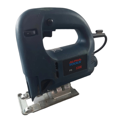 Alpha tools PS 520E operating instructions