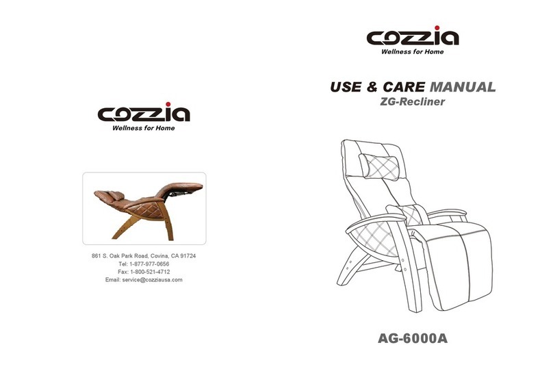 Cozzia AG-6000A Use & care manual